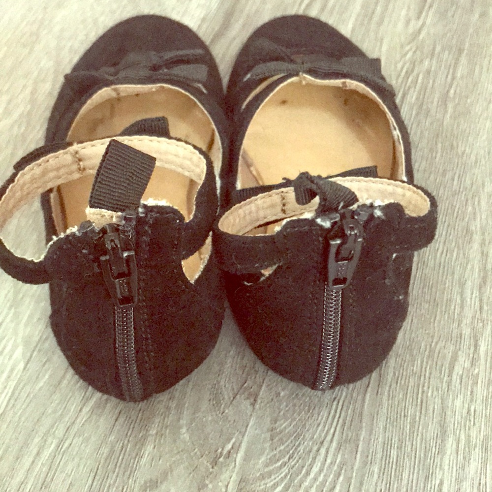 Old Navy Little Girls Black Dress Shoes
